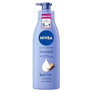 Lait Hydratant Nivea Douceur 48h - 250 ml, enrichi en concentré de soin & beurre de karité (via coupon + Prévoyez Économisez)