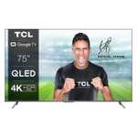 TV QLED 75" TCL 75C635 (2022) - 4K UHD, Google TV, HDMI 2.1 (Via ODR de 150€)