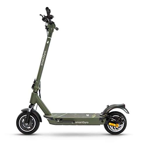 [Prime] Trottinette électrique SmartGyro K2 - autonomie jusqu’à 45 km, double suspension, Roues Tubeless 10", 20 kg, IPX4