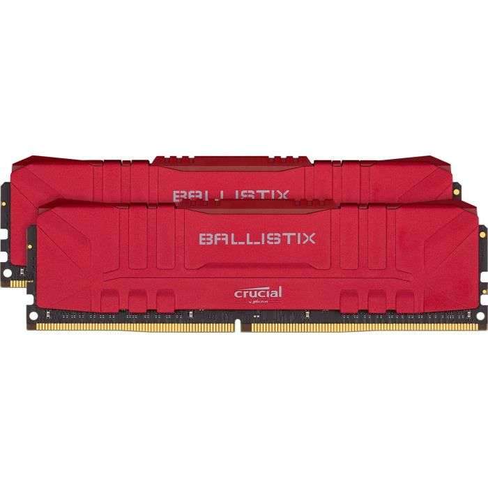 Kit Mémoire RAM DDR4 Crucial Ballistix Red - 32 Go (2 x 16 Go), 3000 MHz, CL15