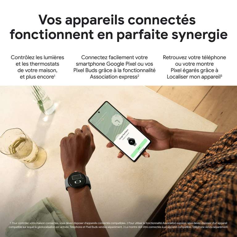Montre Connectée Google Pixel Watch LTE Charbon