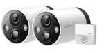 Pack de 2 caméras de surveillance extérieure sans fil Tapo C420S2