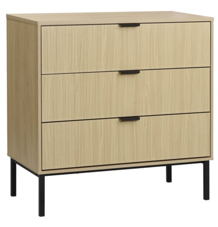 Commode 3 Tiroirs Liora - Largeur 79,5cm
