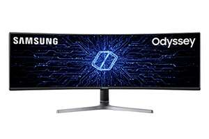 Écran PC incurvé 49" Samsung C49RG90SSR - (5120 x 1440 pixels), QLED, 120 Hz, 4ms, HDR 1000 (+20€ offerts en fidélité pour les adhérents)
