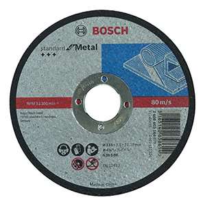 Disque à tronçonner à moyeu plat standard pour metal Bosch A 30 S BF - 115 mm (2608603164)