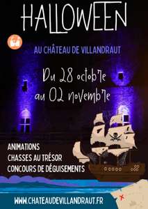 Animations d'Halloween au château de Villandraut (33) - Ex : entrée libre au château