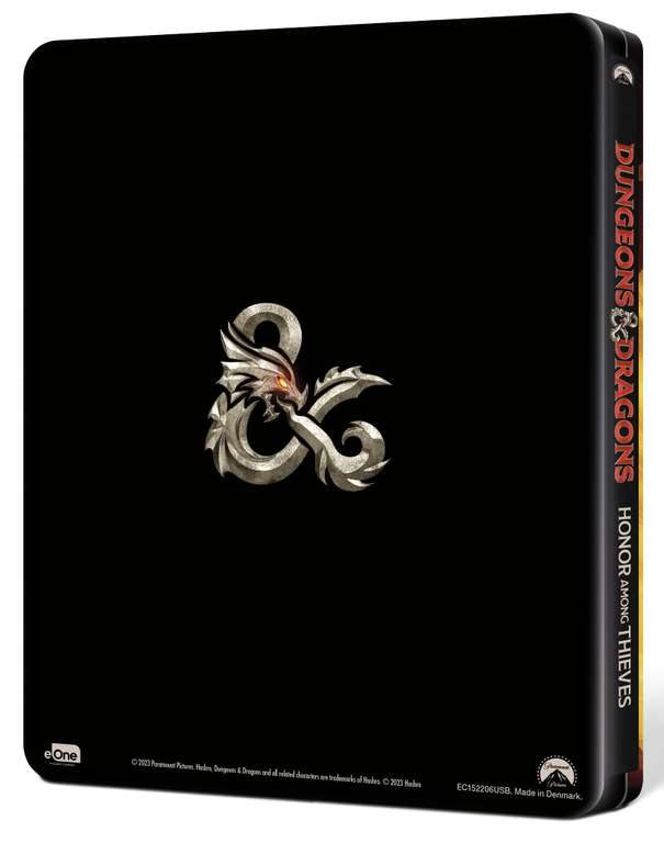 Blu-ray 4K Donjons & Dragons : L'Honneur des voleurs (+Blu-ray) - Édition boîtier SteelBook