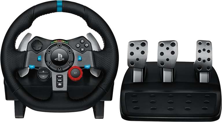 Volant gaming de course à retour de force T128 Noir et Gris + Pédales  Magnétiques pour Xbox Series S/X/ Xbox One/PC
