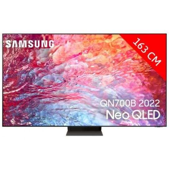 TV 65" Samsung Neo Qled QE65QN700B - 8K, HDR10+, Dolby Atmos, Smart TV (via ODR de 200€)