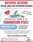 Formation gratuite Prévention et Secours Civiques de niveau 1 (PSC1) - Valloire-sur-Cisse (41)