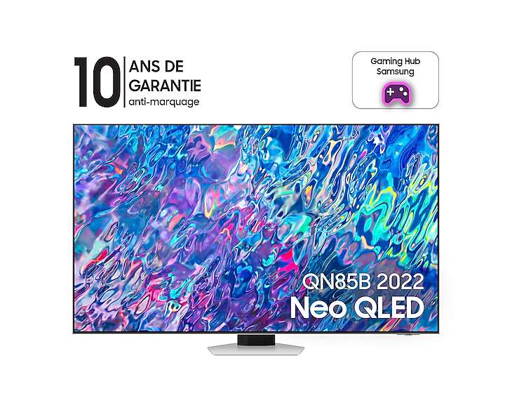 TV 55" Samsung 55QN85B - Neo QLED, 4K, MiniLed, 4 HDMI 2.1 (Frontaliers Lux, retrait magasin)
