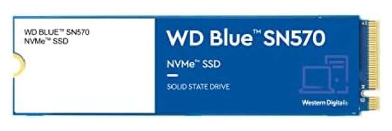 Disque SSD M.2 NVME Western Digital SN570 (WDS100T3B0C) - 1 To, 3500 Mo/s (lecture), / 1200 Mo/s (écriture)