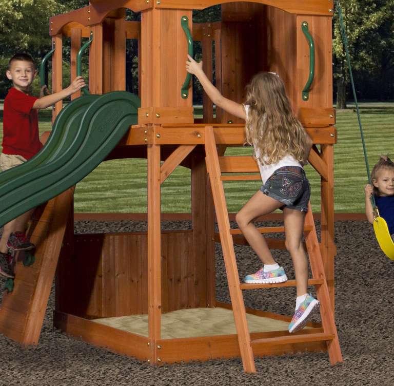 Parc d'extérieur en bois pour enfants, baby top, 200x200 cm. - AliExpress