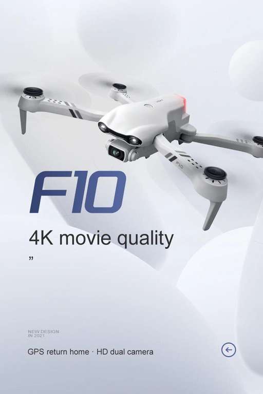 Drone Professionnel ARC - Double caméra 4K HD, WiFi, Distance 2km