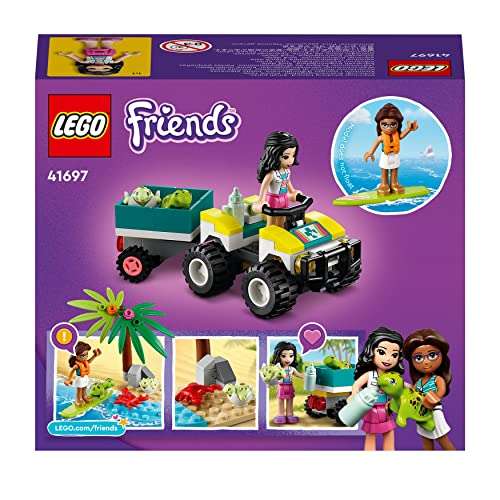 LEGO 41697 Friends Le Véhicule de Protection Des Tortues