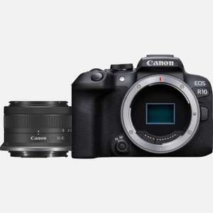 Appareil photo hybride Canon EOS R10 + Objectif Canon RF-S 18-45mm F4.5-6.3 IS STM