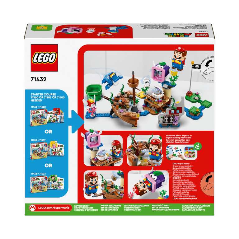 Lego Super Mario Ensemble d'Extension Aventure dans l'Épave Engloutie avec Dorrie 71432 (via coupon)