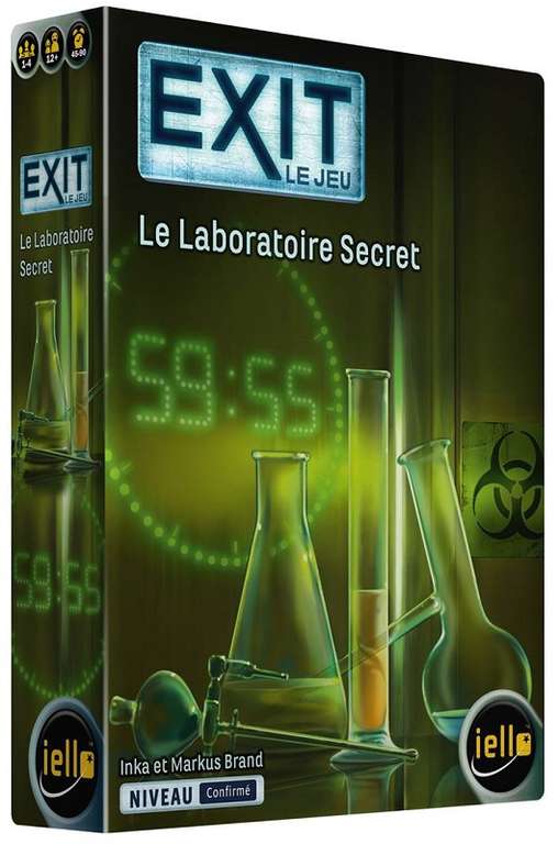 Jeu de société Exit Le laboratoire secret
