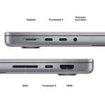 PC Portable 14" Apple Macbook Pro 2023 - M2 Pro, 16 Go RAM, 512 Go RAM - Gris, Clavier ES (via coupon)