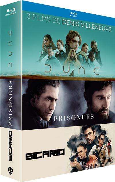 Coffret Blu-Ray Denis Villeneuve : Dune + Prisoners + Sicario