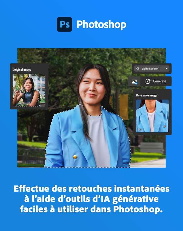 Abonnement Adobe Creative Cloud Pro Étudiants & Enseignants — 1 an, IA ...