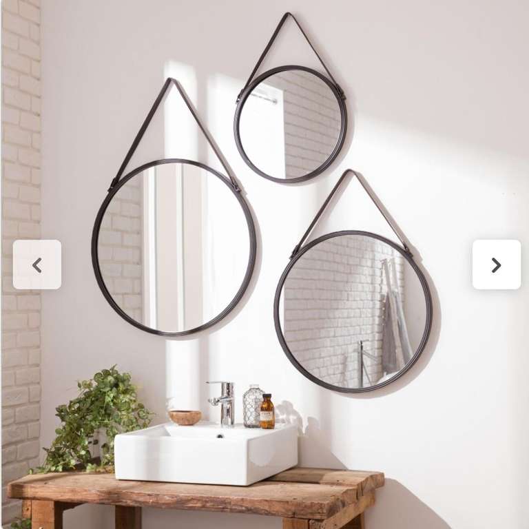 Miroir rond Barbier noir diam.41 cm - Sélection de magasins (Nîmes / Avignon Pontet)