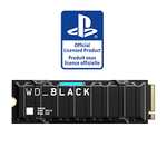 SSD NVMe WD_BLACK SN850 - 2 To, avec dissipateur thermique, pour PS5