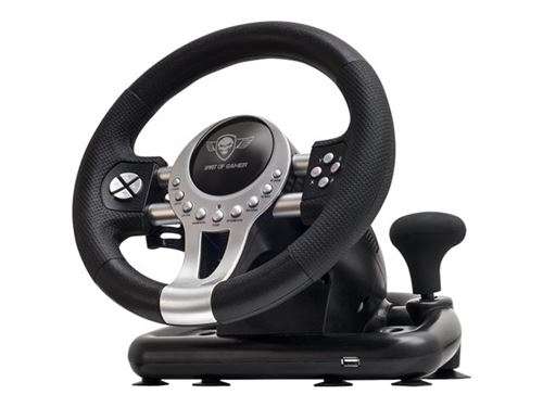 Volant Spirit of Gamer Race Pro Wheel 2 - pour PC/PS3/PS4 et Xbox One - Noir (Via retrait magasin)