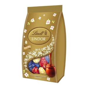 Sélection de produits en promotion (Chocolats, saumon, foie gras...) - Ex : œufs de Pâques assortis LINDOR Lindt