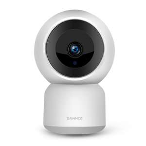Caméra de surveillance intérieure SANNCE - 2K, 3MP, WiFi, Pan Tilt, 355° H / 90° V, RTSP & ONVIF