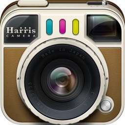 Sélection d'applications de retouche photo gratuites sur iOS - Ex: HarrisCamera
