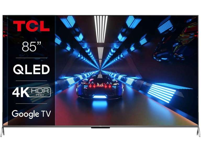 TV QLED 85" TCL 85C735 - 4K UHD, 100Hz, HDR, Dolby Vision, HDMI 2.1, VRR/ALLM, FreeSync, Google TV (via ODR 150€)