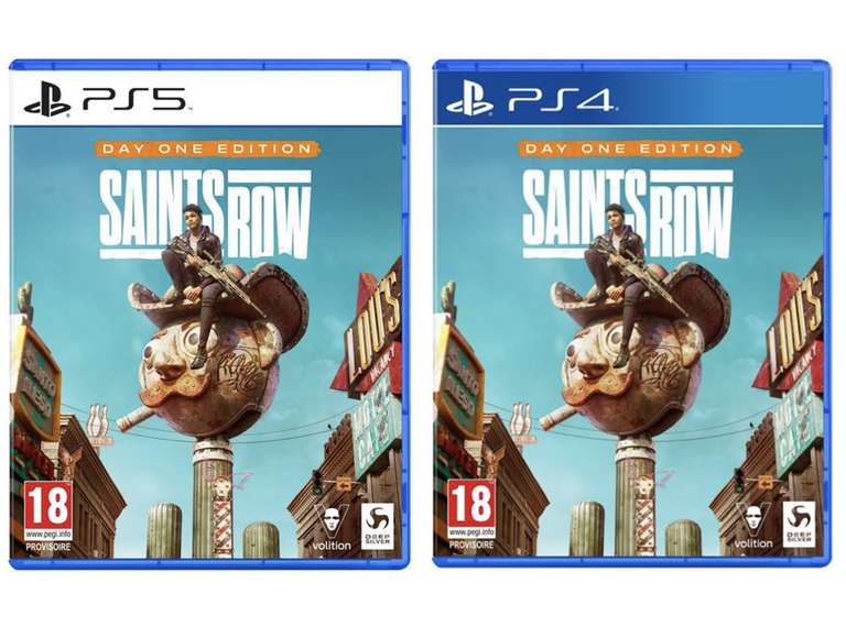 Saints Row: Edition Day One sur PS4 et PS5 (via 24€ sur la carte fidélité) - Sables d'Olonnes (85)