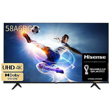 TV 58" Hisense 58A6BG - LED, 4K UHD,Dolby Vision, Smart TV