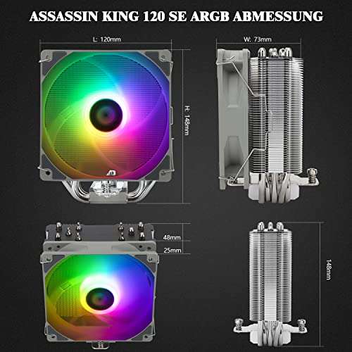 Ventirad PC Thermalright Assassin King 120 SE ARGB (Vendeur Tiers)
