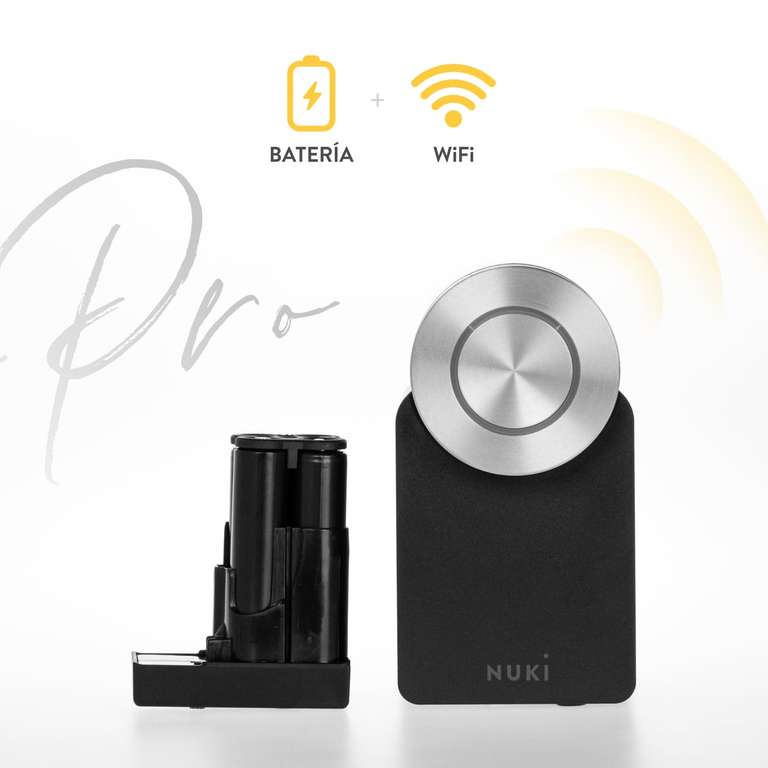 Serrure intelligente Nuki Smart Lock Pro (4è génération) avec Wi-Fi et Matter