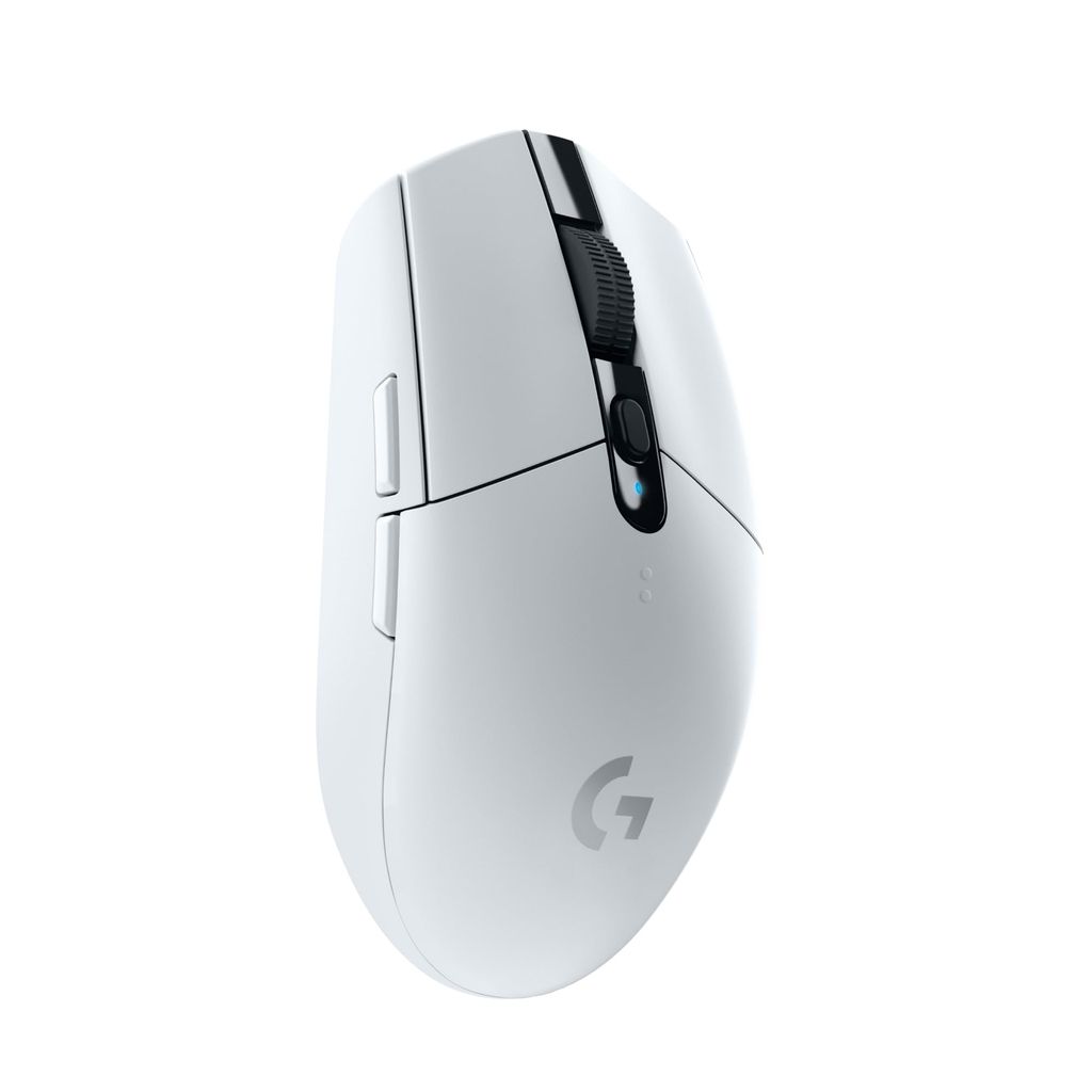 Souris sans fil Logitech G G305 Lightspeed - Capteur Gaming Hero, 12000PPP, 6 Boutons Programmables, Batterie Longue Durée,PC/Mac - Blanche