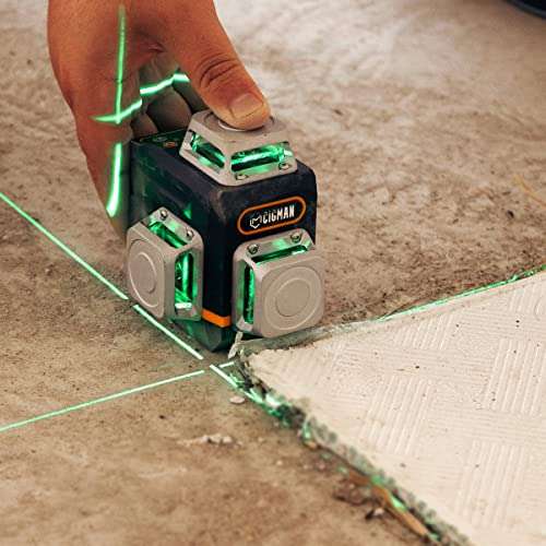 Niveau laser vert Cigman - 3 x 360° (vendeur tiers - via coupon