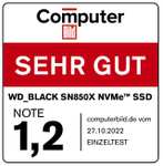 SSD Interne M.2 NVMe 4.0 Western Digital WD_Black SN850X - 2 To (WDS200T2X0E)