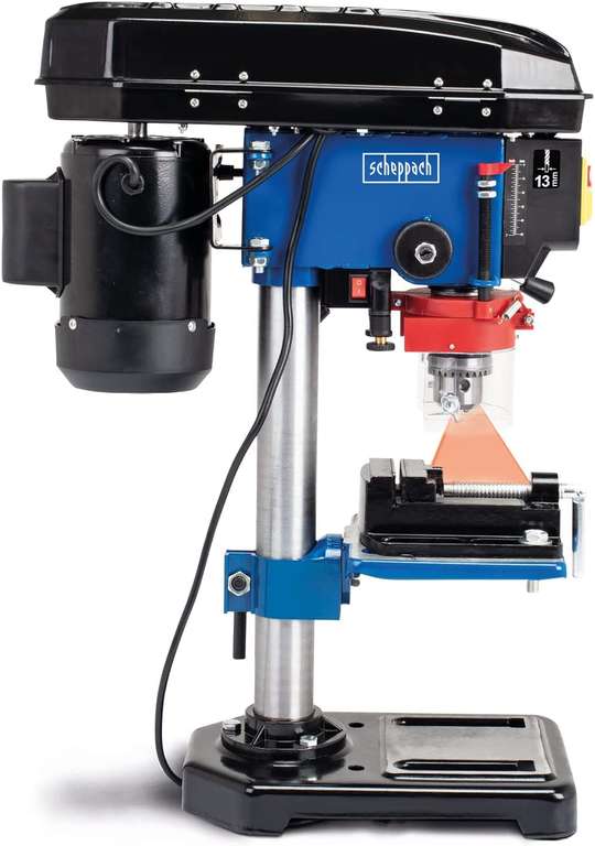 Perceuse à colonne Sheppach DP16VLS avec Système d'alignement laser & 5 Vitesses - 500W, 3 à 16 mm (+ 4.39€ en RP) - Vendeur MaxOutil