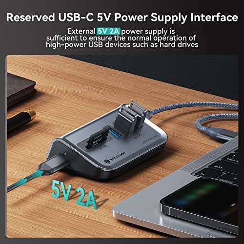 HUB USB 4 Port USB 3.0 Yottamaser (Via Coupon - Vendeur Tiers)