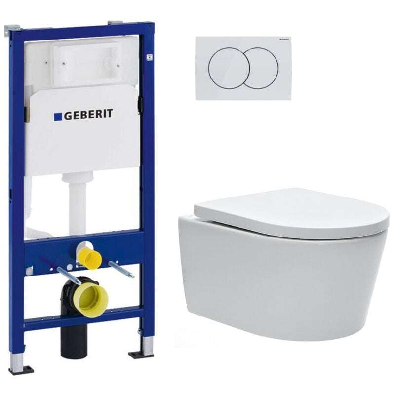 Grohe Pack WC Bâti autoportant + WC sans bride SAT Brevis +