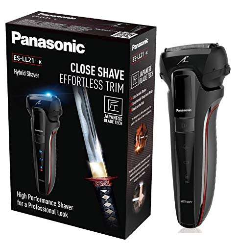 Rasoir électrique Panasonic ES-LL21 à 3 lames Wet & Dry pour Homme