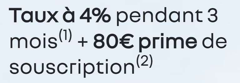 [Sous conditions - Nouveaux Clients] 80€ de prime sous réserve d'investir 50 000€ minimum + Taux à 4% pendant 3 mois (renaultbank.fr)