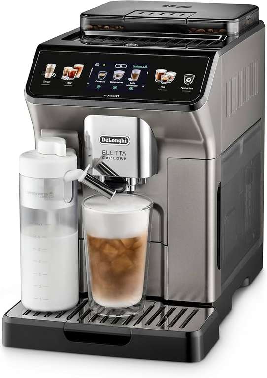 Machines à café Delonghi Eletta Explore 450.86.T et Mug To Go - Garantie 5 ans (Via ODR) - (boutique.cafeshenri.fr)