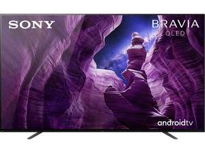 TV OLED 65" Sony KE-65A8 - 4K UHD, HDR10, 100 Hz, Dolby Atmos & Vision, Android TV (Frontaliers Allemagne)
