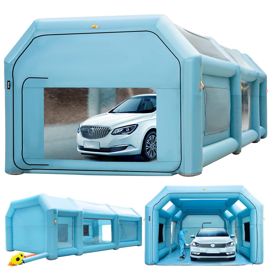Cabine Peinture Voiture Vevor - 8x4x3 m