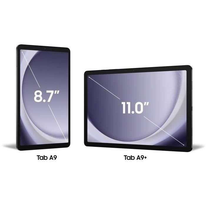 Tablette 11" Samsung Galaxy Tab A9+ Wifi 64 Go, Gris (Vendeur Tiers)