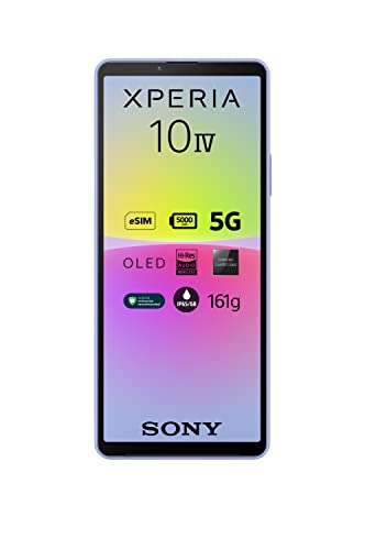 [Prime] Smartphone Sony Xperia 10 IV 5G - OLED 21:9 FHD+, Snapdragon 695, 128 Go, 6 Go RAM