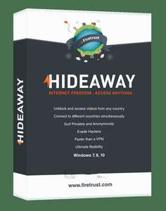 Licence 1 An au service VPN HideAway gratuite sur PC (Dématérialisé) - tickcoupon.com